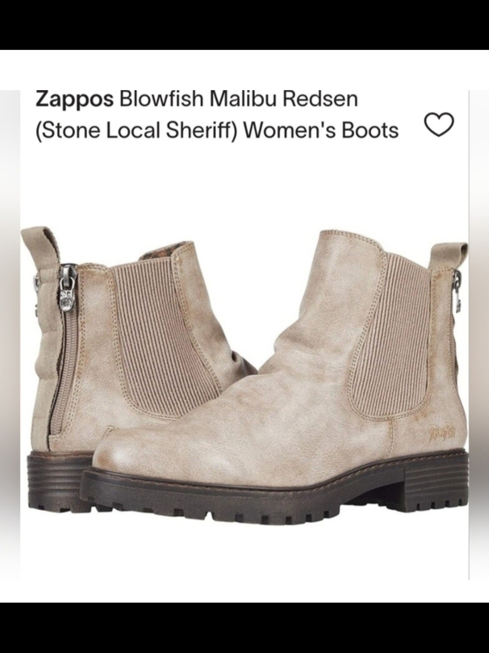 Blowfish Women's Ankle Boots - Stone